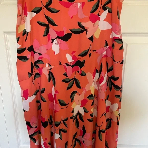 Liz Claiborne A-Line Skirt - Corral Floral - Picture 2 of 5